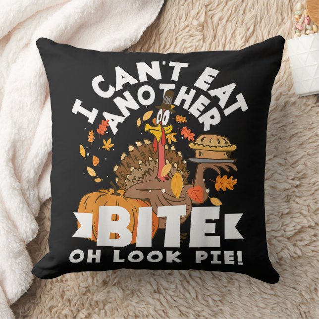 Coussin Impossible de manger une autre bouchée Oh regardez (Couverture)