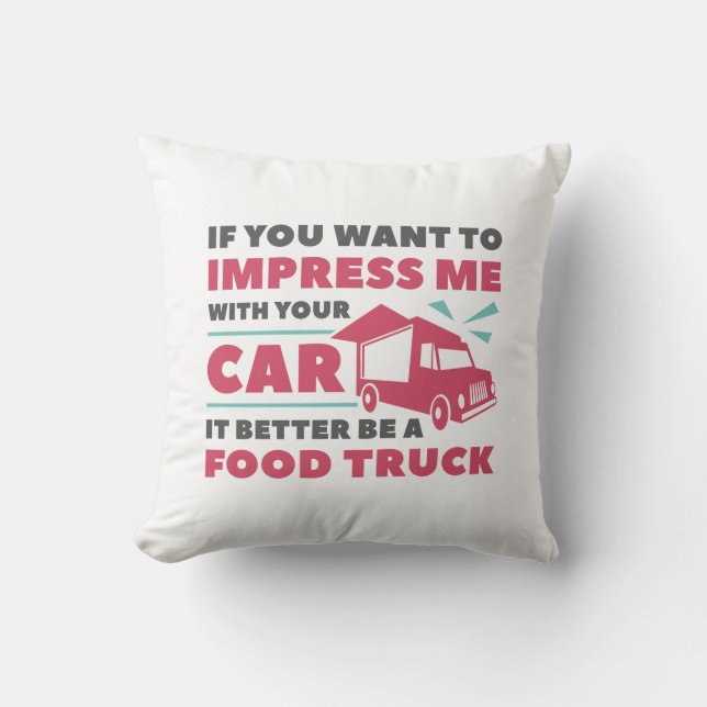 Coussin Impress Food Truck (Recto)