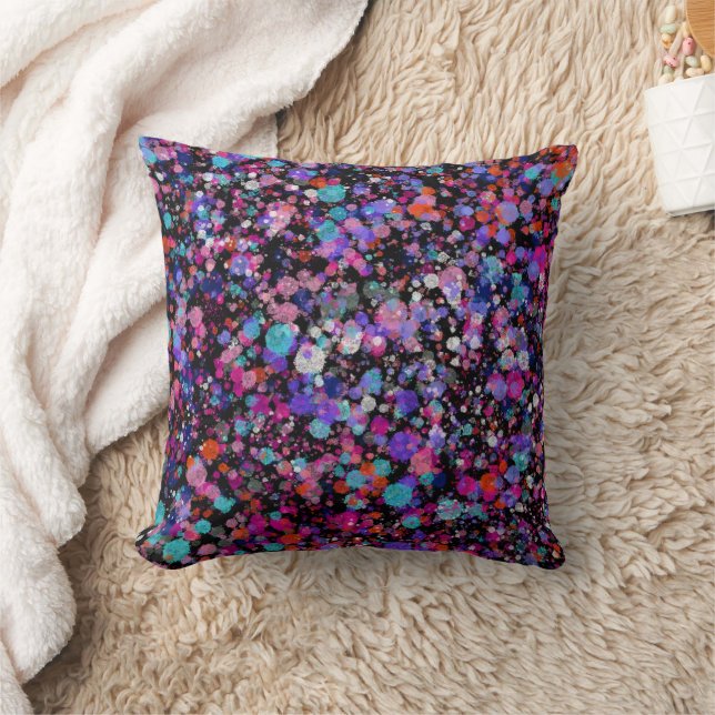 Coussin Impression abstraite : De nombreuses galaxies dans (Couverture)