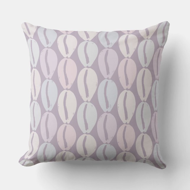 Coussin Impression Aloha hawaïenne motif plage coquillage  (Recto)