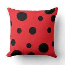 Impression animale coccinelle rouge et motif à poi
