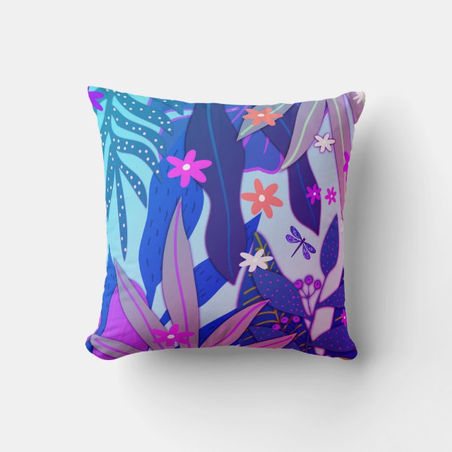 Coussin Impression botanique #12 Miami (Recto)