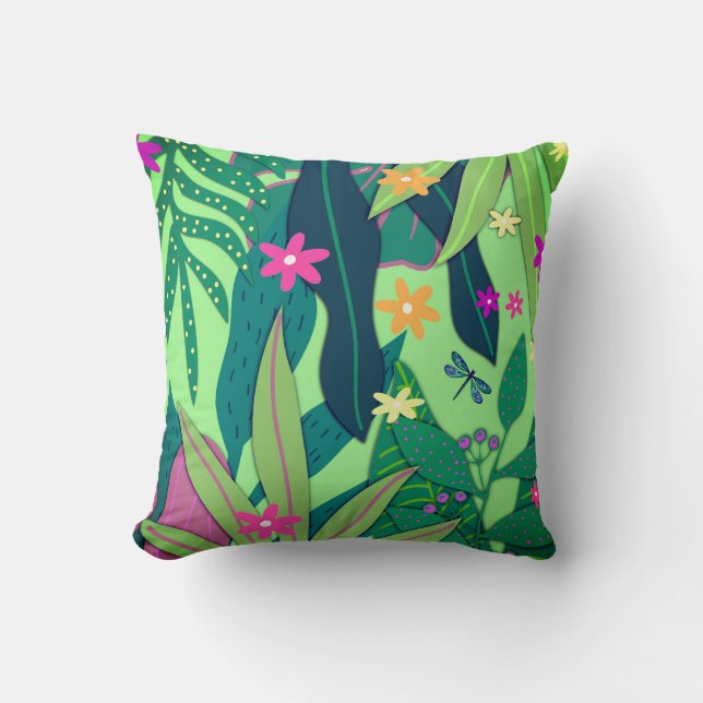Coussin Impression botanique #12 Recoleta (Recto)