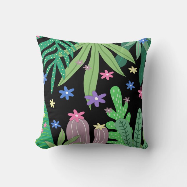Coussin Impression botanique #5 (Recto)