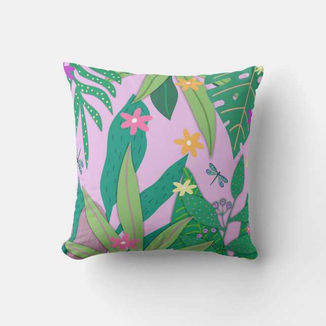 Coussin Impression botanique #9 (Recto)