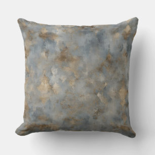 Coussin Impression Brown bleu beige