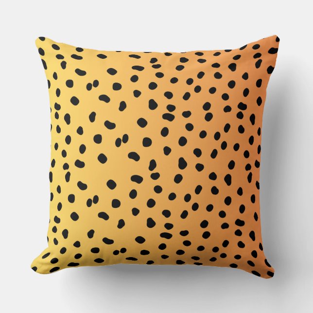 Coussin Impression Cheetah moderne (Recto)