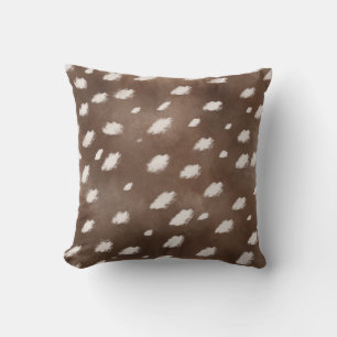 Coussin Impression de cerf mignon animal forêt tacheté