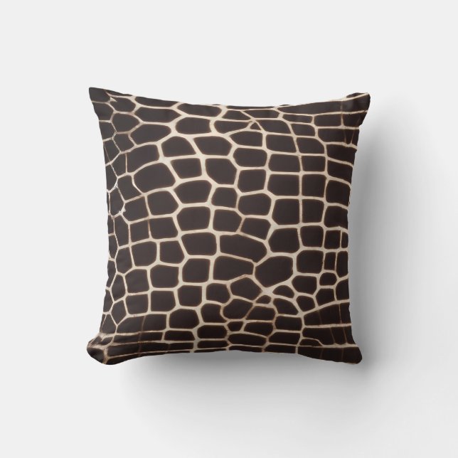 Coussin Impression de girafe (Recto)