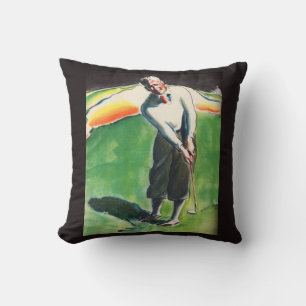 Coussin Impression de golf 1934
