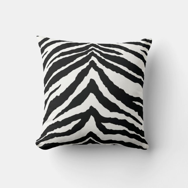 Coussin Impression de la peau Zebra (Recto)