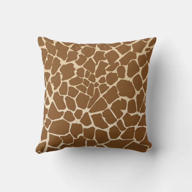 Coussin Impression de motif de fourrure de girafe  (Verso)