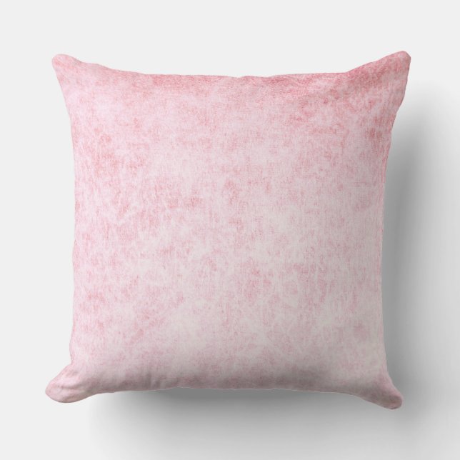 Coussin Impression de texture de velours rose clair (Recto)