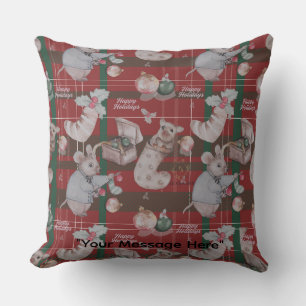 Coussin Impression de thème de Noël Boganhues