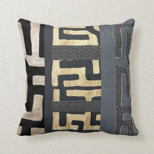 Coussin Impression de tissu Kuba africain