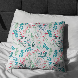 Coussin Impression florale moderne