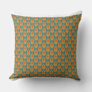 Coussin Impression géométrique rétro du milieu du siècle 1
