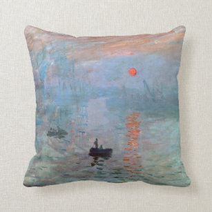 Coussin Impression, lever de soleil, Claude Monet, 1872