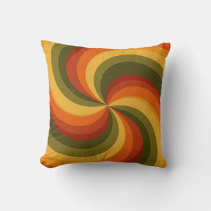 Coussin Impression super de la spirale psychédélique