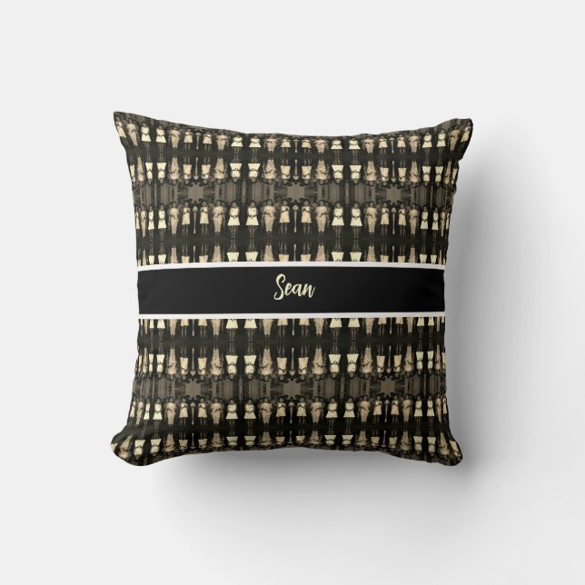 Coussin Impression sur toile de la garde d'enfants Changsh (Recto)