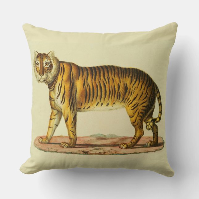 Coussin Impression tigre 1824 (Recto)