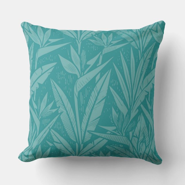 Coussin Impression tropicale (Recto)