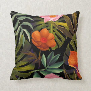 Coussin Impression tropicale moderne