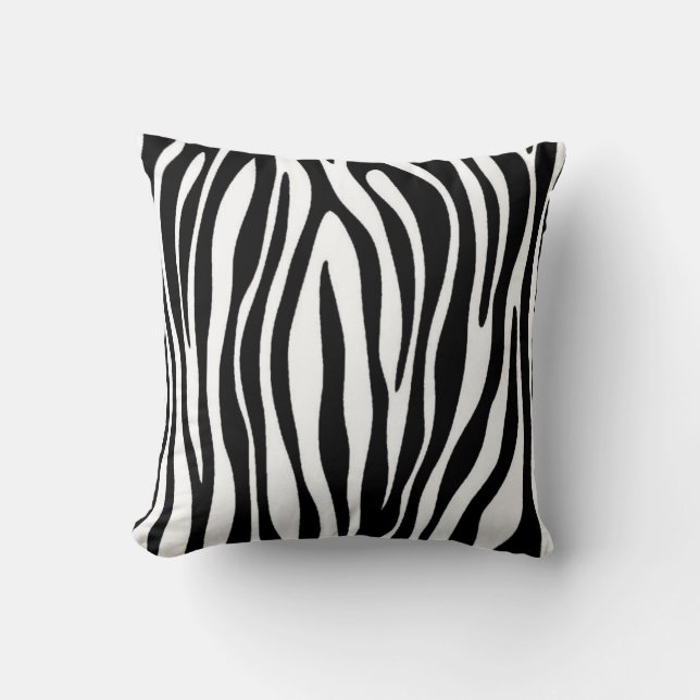 Coussin Impression Zebra (Recto)