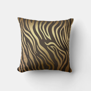 Coussin Impression Zèbre Impression Peau d'Animal Moderne