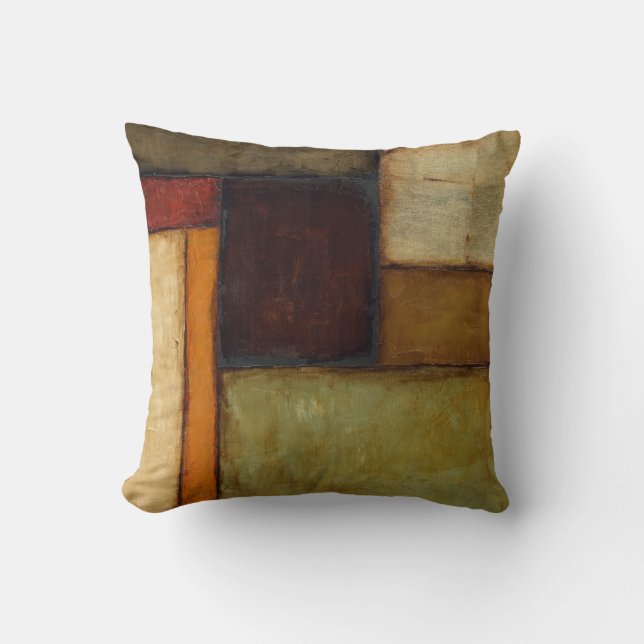 Coussin Impressionniste d'automne par Jennifer Goldberger (Recto)
