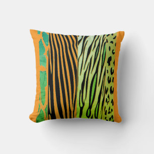 Coussin imprimé animal