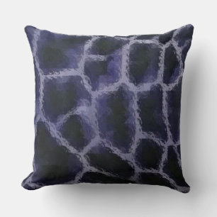 Coussin Imprimé Animal Bleu