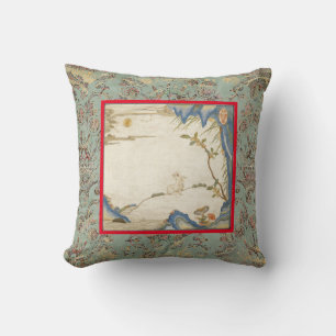 COUSSIN IMPRIMÉ COTTON JAPONAIS BUNNY ET LUNE