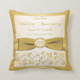 Coussin IMPRIMÉ de PHOTO d'anniversaire d'ARC
