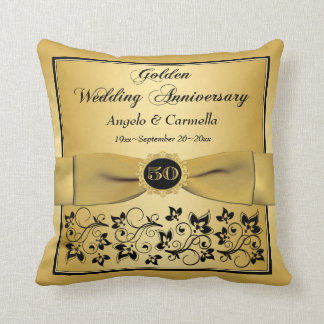 Coussin IMPRIMÉ de PHOTO d'anniversaire d'ARC