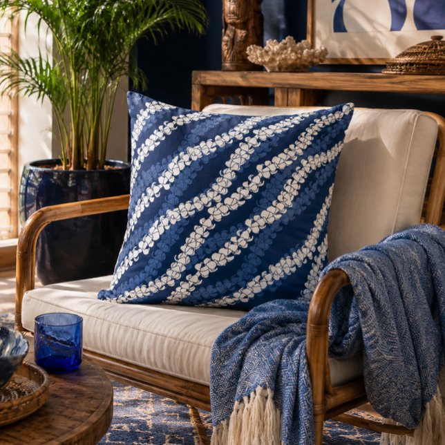Coussin imprimé hawaïen puakenikeni (Créateur téléchargé)
