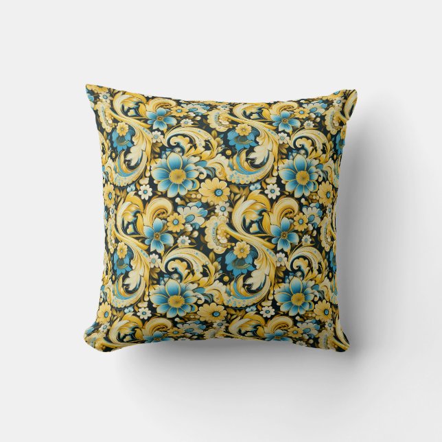Coussin Imprimé Paisley (Recto)