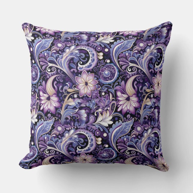 Coussin Imprimé Paisley (Recto)