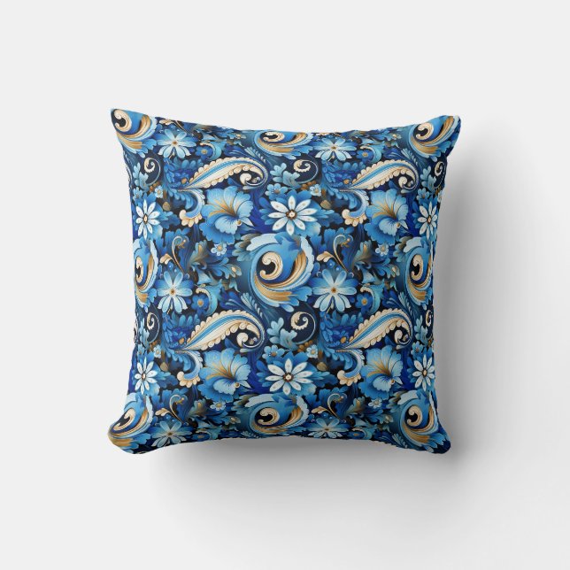 Coussin Imprimé Paisley (Recto)