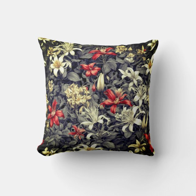 Coussin Imprimer couleur subtile Wild Honeysuckie (Recto)