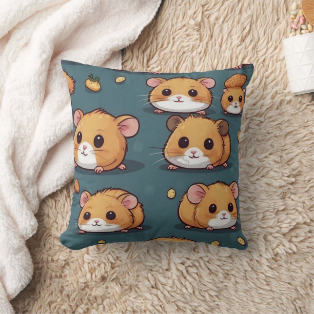Coussin Imprimer Motif Hamster (Couverture)
