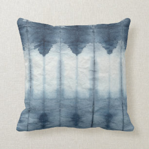 Coussin Imprimer Shibori Indigio