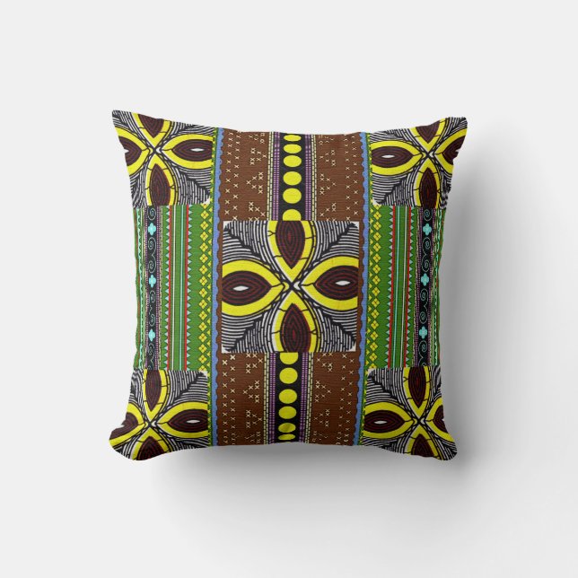 Coussin Imprimerie africaine (Recto)