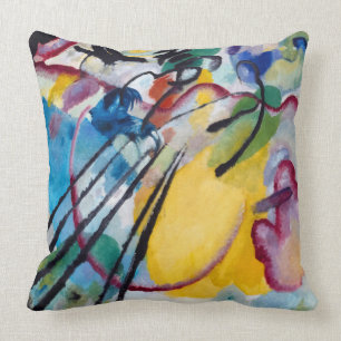 Coussin Improvisation 26, aviron par Wassily Kandinsky