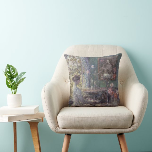 Coussin Improvisation par Frederick Childe Hassam (Chaise)