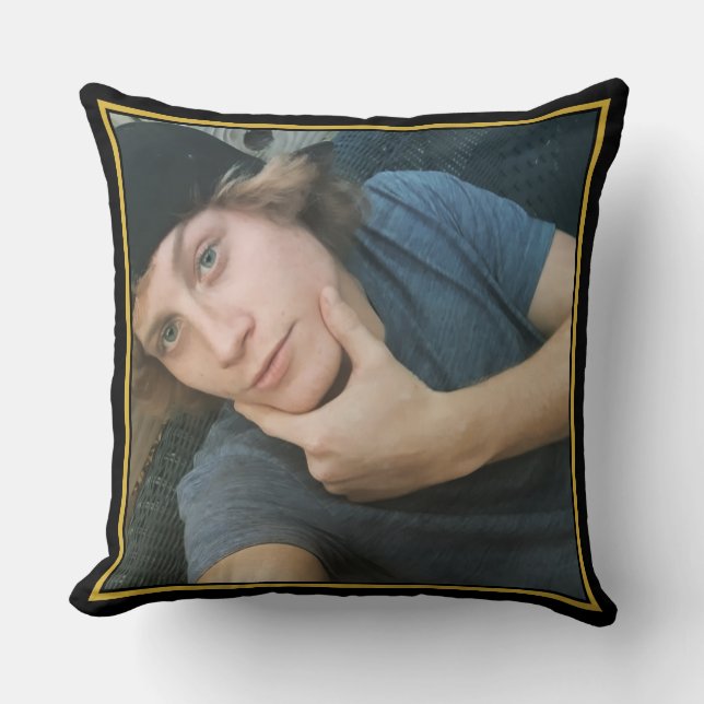 Coussin In Loving Memory Customized Photo Bereavement      (Recto)