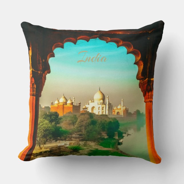 Coussin Inde Taj Mahal (Recto)