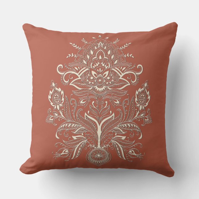Coussin Indian Paisley - Jeu d'oreiller (Recto)