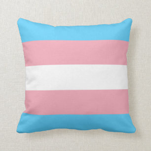 Coussin Indicateur de fierté transgenre