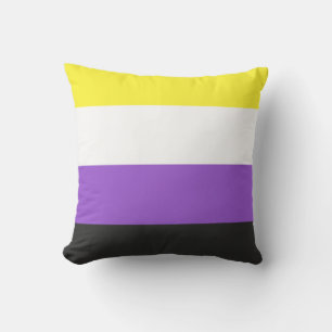 Coussin Indicateur Enby (Pride non binaire)